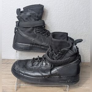 Nike SF Air Force 1 High Men's 8 Triple Black 864024-003 Atthletic Sneakers